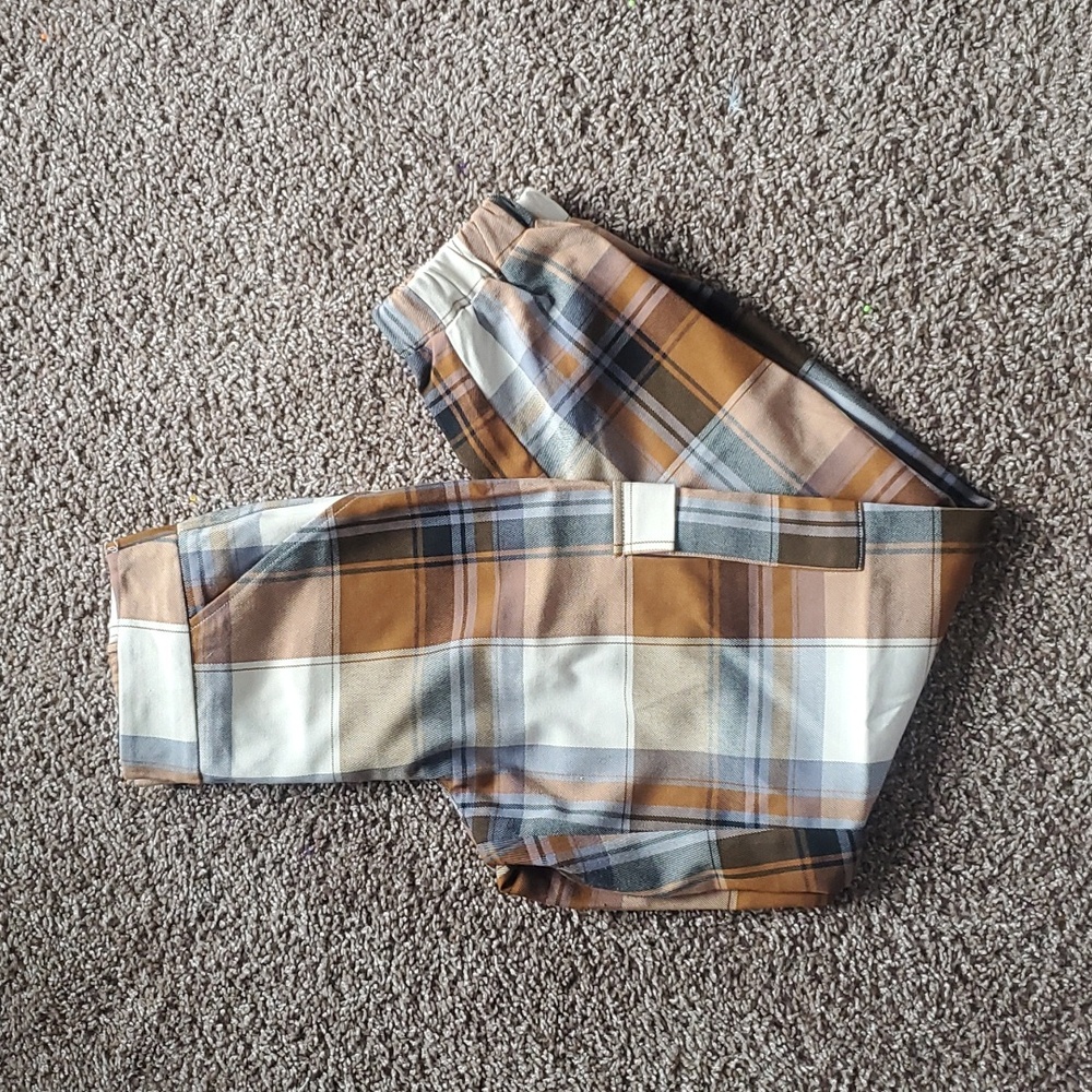 FOREVER 21 Womens Plaid MidRise Jogger Pants